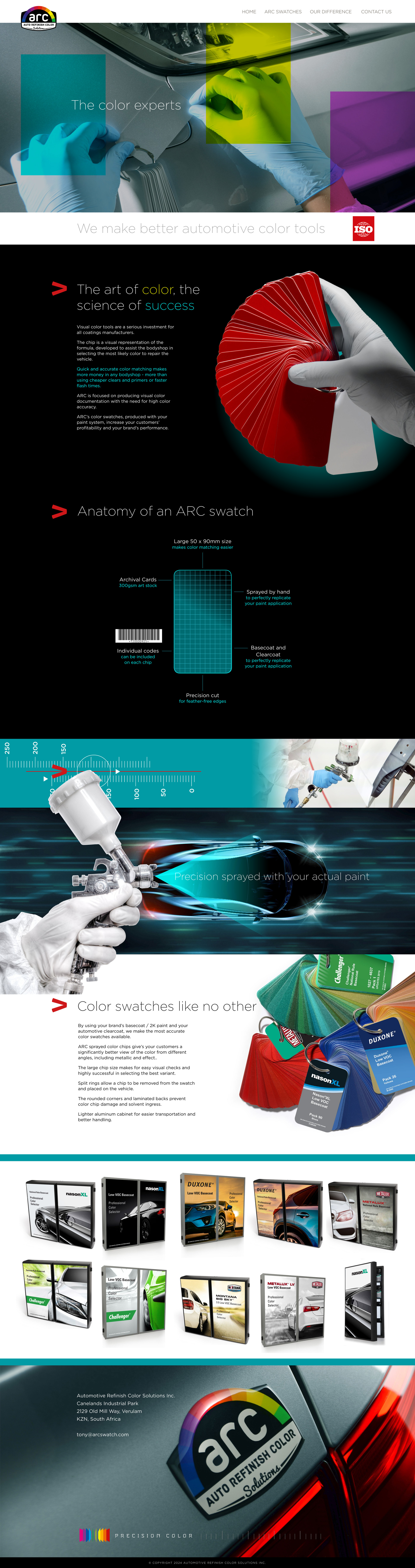 ARC — The color experts. We make better automotive color tools.